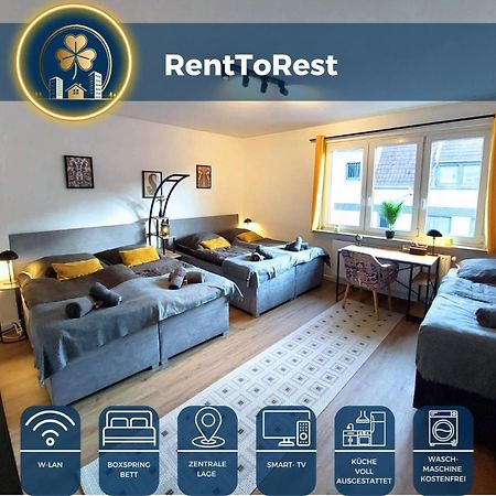 Rtr Essen - Fuer Bis Zu 8 Personen - Voll Ausgestattet - Zentral Limbecker Platz - Messe - Uniklinikum - Smart Tv - Modern Apartment Bagian luar foto